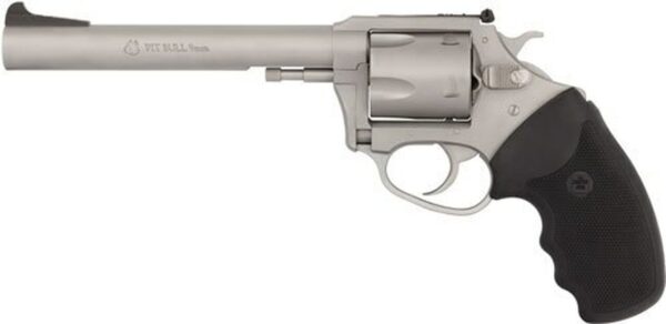 Charter Arms Pit Bull, 9mm, 6" Barrel, 5rd, Stainless
