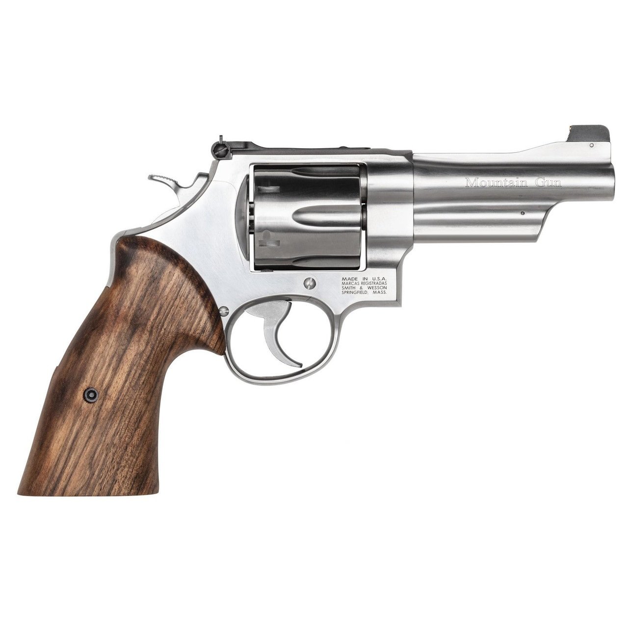 SMITH & WESSON 629 MOUNTAIN GUN 629 MOUNTAIN GUN REVOLVER .44 MAGNUM HANDGUNS silver - Handguns | The Gun Shop