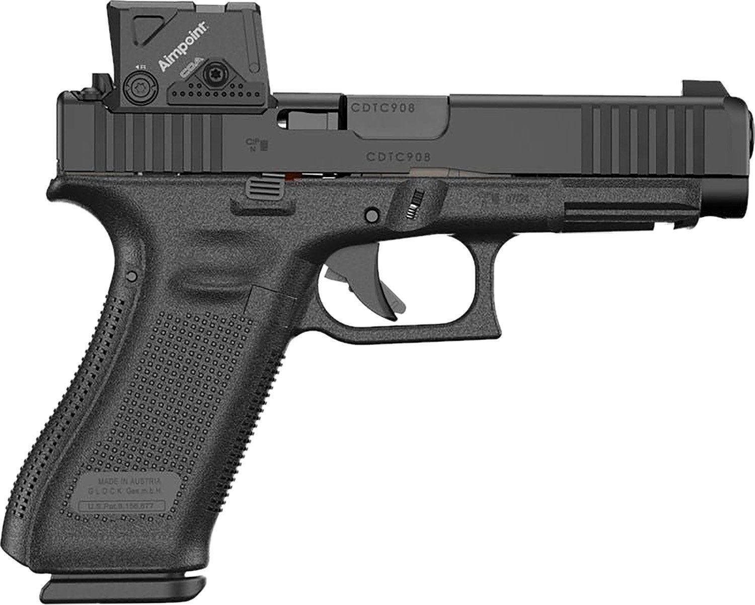 GLOCK G47 GEN5 A-CUT SEMI AUTO 9MM LUGER (9x19 PARA) HANDGUNS black - Handguns | The Gun Shop