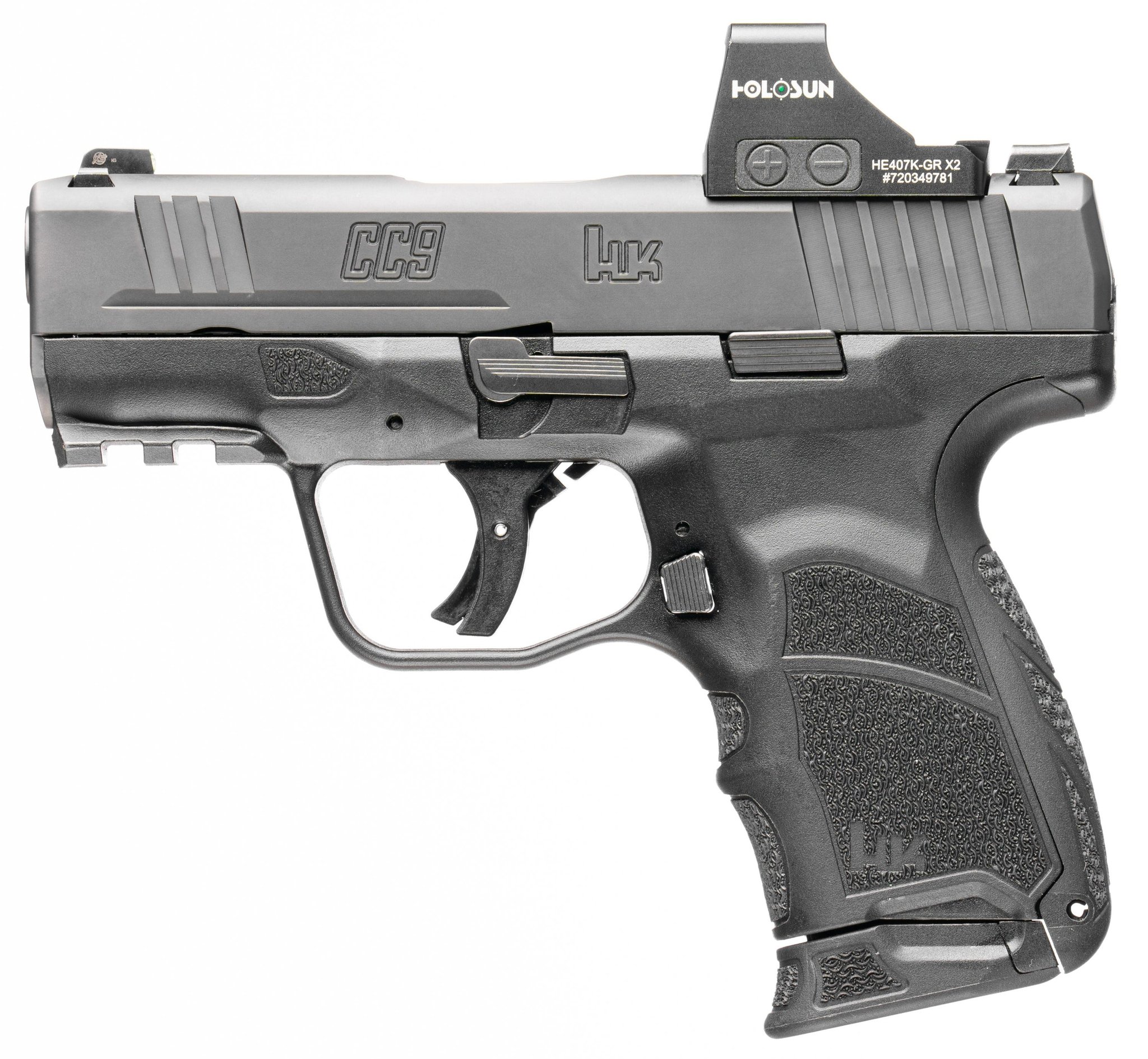 HECKLER & KOCH CC9 CC9 SEMI AUTO 9MM LUGER (9x19 PARA) HANDGUNS black - Handguns | The Gun Shop