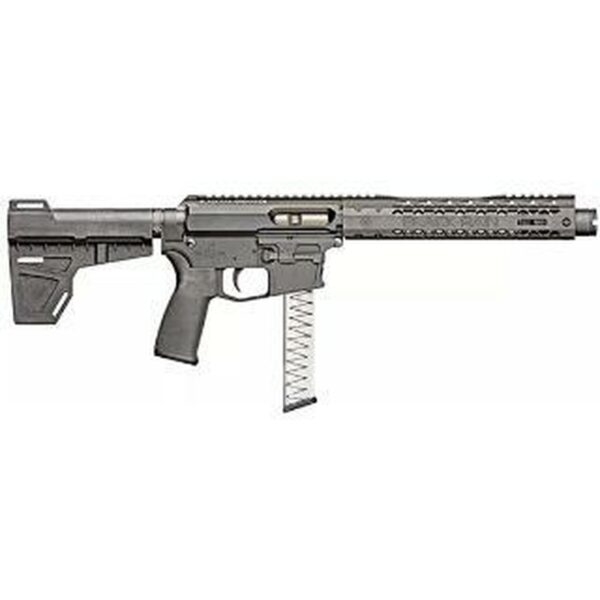Black Rain ION 9 AR-15 Pistol, 9mm, 8.75" Barrel, KAK Shockwave Blade Brace, Glock Magazine