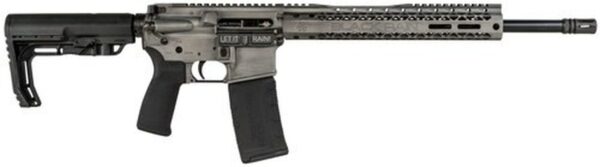 Black Rain Ordnance Fusion, 5.56/.223, 16" Barrel, 6-Pos MFT Stock, Titanium Battleworn, 30rd