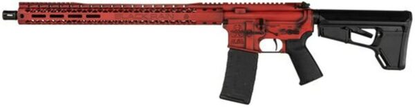 Black Rain Ordnance SPEC3G 5.56/.223, 18" Barrel, Magpul ACS-L Stock, Red Battleworn, 30rd