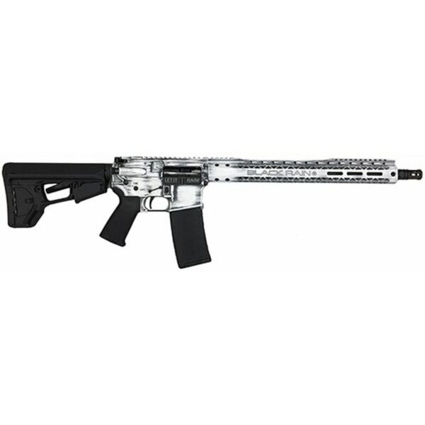 Black Rain Ordnance SPEC3G 5.56/.223, 18" Barrel, Magpul ACS-L Stock, White Battleworn, 30rd