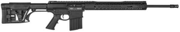 Black Rain Fallout10 6.5 Creedmoor, 22" Barrel, Luth-AR MBA-1 Black Stock, Hardcoat Anodized/Nitride, 10rd