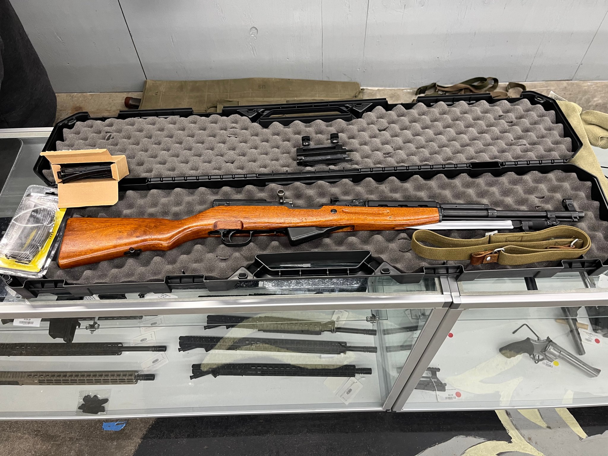 CHINESE STATE FACTORIES SKS SEMI AUTO 7.62X39MM RIFLES black /w wood stock - Air Rifles | The Gun Shop