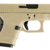 Glock G26 Gen4, 9mm, 3.42", 10rd, Desert Tan