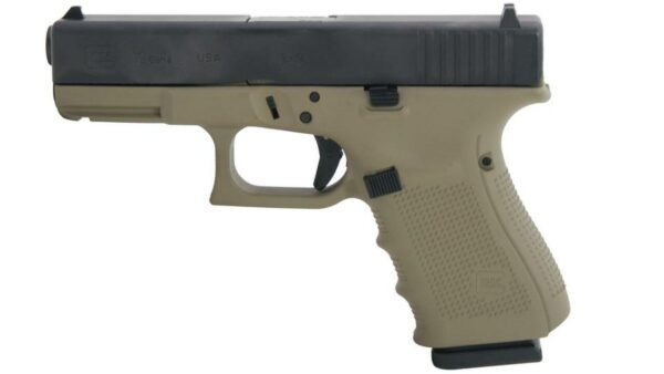 Glock G19 Gen4 9mm 4" Barrel Coyote Tan Frame 15rd Mag