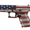 Glock G19 Gen4, 9mm, 4.02" Barrel, 15rd, American Flag Cerakote