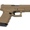 Glock 19 Gen4, 9mm, 4.02" Barrel, 15rd, Flat Dark Earth