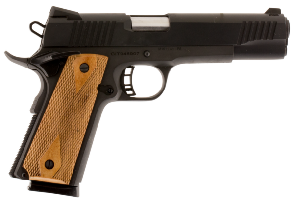Citadel 1911 Government, 2 Mags, Wood Grips 45 ACP 5" Barrel, Black Parkerized Finish, 8rd Mag
