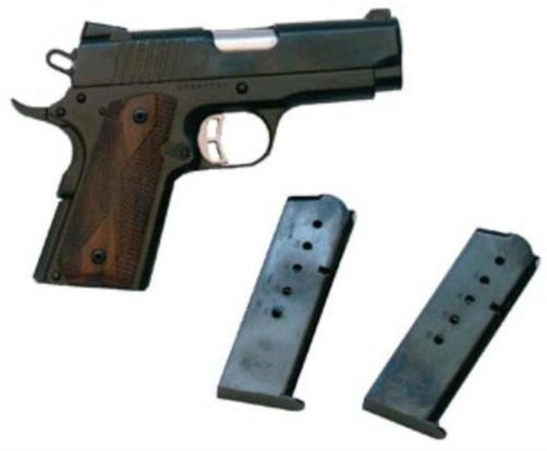 Citadel 1911 Compact 45 ACP, 3.5" Barrel/Blue Finish, Wood Grips