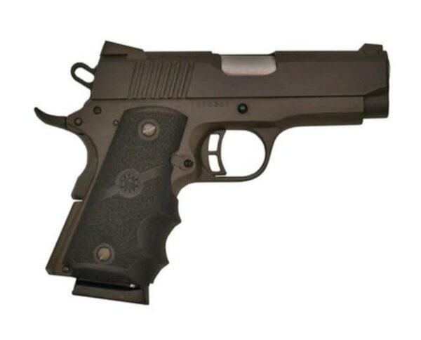 Citadel M-1911 Compact 45 ACP 3.5" Barrel Matte Black Hogue Grip Black 7rd