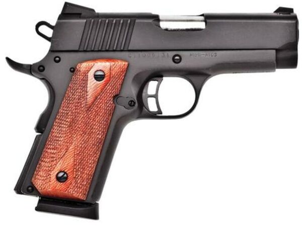 Citadel M-1911 Compact Single 9mm 3.5" Barrel, Wood Grip Black, 7rd