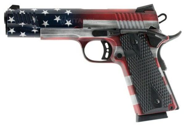 Citadel 1911-A1 FSP Flag Cerakote 45 ACP 5" Barrel, Black G10 Grips, 8 RD, USA Flag Finish