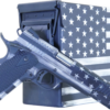 Citadel M-1911 with Ammo Can 45 ACP, 5" Barrel, Black G10 Grip American Flag, Battleworn Gray Cerakote Slide, 8rd