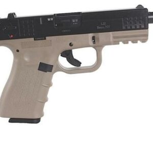 ISSC M22 Threaded 22LR 4.375" Threaded Barrel, 10+1 Desert Tan Poly Frame/Black Slide