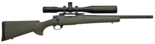 Howa Hogue/TargetMaster Combo .22-250 Remington 20" Heavy Barrel Blue Finish Green Hogue Stock 5rds With 4-16x44mm Target Master Riflescope Illuminated Mil-Dot Reticle and Rings