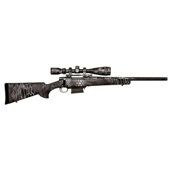 Howa + Hogue Kryptek Bolt 30-06 Spg 22" Barrel, Typhon Stock Blued, Scope, 5rd