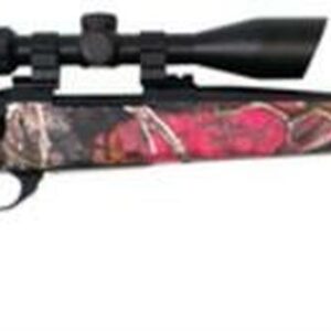 Howa Youth Lightweight Camo Package .22-250 Remington 20" Blued Barrel Synthetic Stock Foxy Woods Camouflage Finish With Nighteater 9-3x42mm Riflescope 5rd