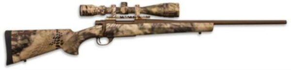 Howa Hogue Kryptek AB Cerakote Package 300 Win Mag 24" Standard Barrel Austrian Brown Cerakote Finish Synthetic Stock Kryptek Highlander Camouflage Finish With Gameking 4-16x44mm Riflescope