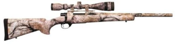 HOWA Ranchland Compact Rifle/Scope Package .243 Winchester 20" Lightweight Barrel Synthetic Stock Full Coverage YOTE Camouflage Finish 5rd With 2.5-10x42mm Nighteater Riflescope