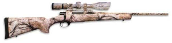 Howa Ranchland Compact Rifle/Scope Package .22-250 Remginton 20" Heavy Barrel Synthetic Stock Full Coverage YOTE Camouflage Finish 5rd With 2.5-10x42mm Nighteater Riflescope