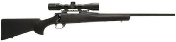 Legacy Howa/Hogue Package .22-250 Remington 22" Barrel Blue Finish Hogue Overmolded Stock Black Nikko Stirling Panamax 3-9x40mm Riflescope With Rings/Base 5rd