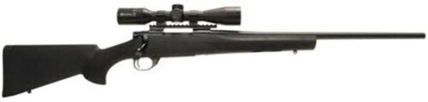 Legacy Howa/Hogue Package 7mm Rem Mag 24" Barrel Blue Finish Hogue Overmolded Stock Black Nikko Stirling Panamax 3-9x40mm Riflescope With Rings/Base 3rd