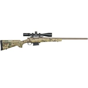Howa Multicam Cerakote Scope Package 308 Win, Hogue Stock, Cerakote Barreled Action, MAG Kit, Bipod, NDSI41650LR, Base, Rings 24 #6 Threaded 5/8"X24 1-10, Multicam/Flat Dark Earth