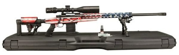 Howa American Flag Chassis .223 Rem, 20" Barrel, Luth-AR BMA-4 Stock, American Flag Cerakote, 10rd