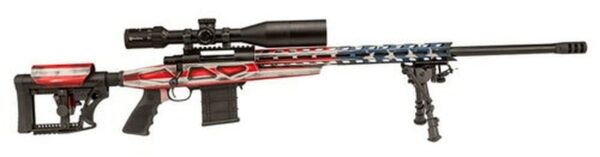 Howa American Flag Chassis .223 Rem, 20" Barrel, Luth-AR BMA-4 Stock, American Flag Cerakote, 10rd