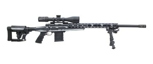 Howa HCRA American Flay Grayscale Chassis Rifle Package, .223, 24" Barrel, Scope