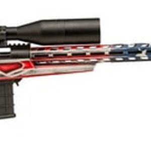 Howa APC 6mm Creedmoor Scope Combo, 26" #6 Threaded Barrel, 4-16x50mm Nikko Stirling Scope, Mag Kit, Hogue Grip, LUTH-AR MBA-4 Stock, American Flag, 10rd