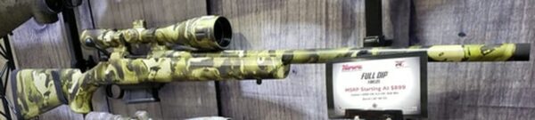 Howa Kryptek Favlos Full DIP Rifle 6.5 Creedmoor MAG Kit, 20 MOA Base, Bipod 24" Barrel #6, Threaded 5/8"X24 1-8"