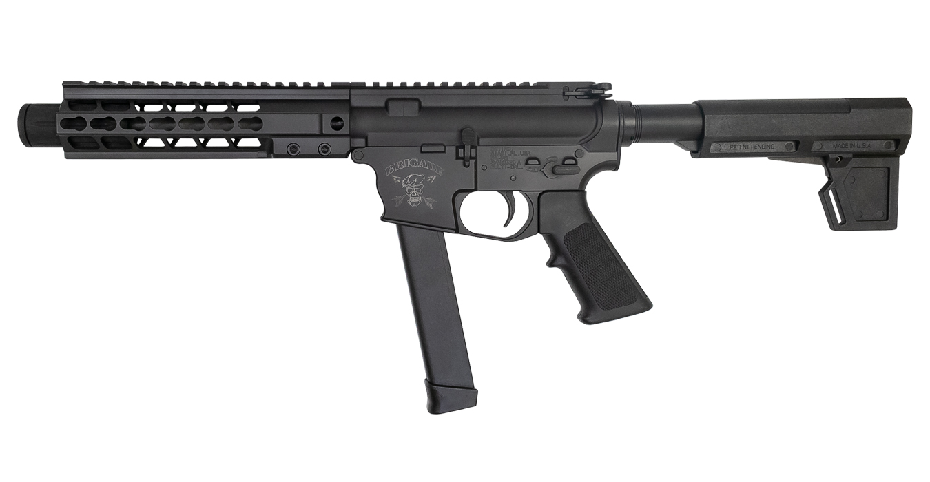 9mm Graphite Black Cerakote Battle Pistol with KeyMod Rail and Billet Lower Receiver - Firearms | The Gun Shop