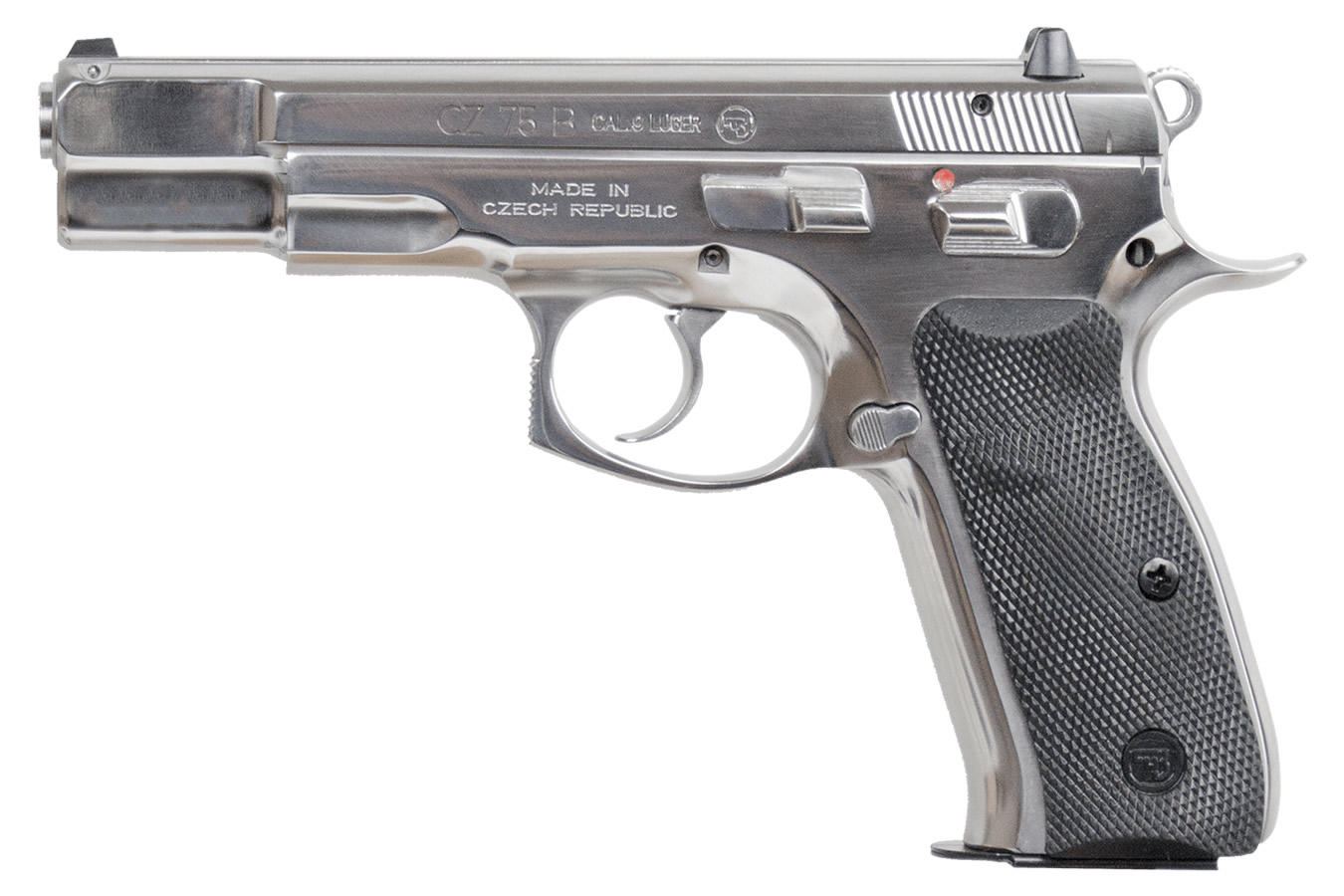 75 B 9mm Pistol with High Polished Stainless Finish - Firearms | The Gun Shop