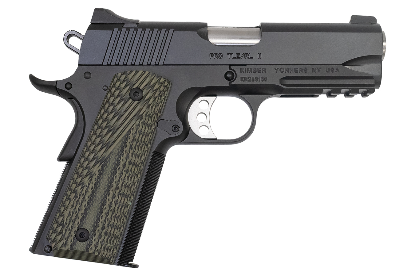 1911 PRO TLE/RL II 45 ACP Semi Auto Pistol with G10 Grips and Tritium Night Sights