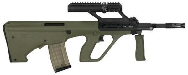 Steyr AUG A3 M1, .223/5.56, 16" Barrel, 30rd, 3X Optic, Green Synthetic Stock