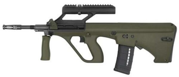 Steyr AUG A3 M1, .223/5.56, 16", 30rd, 3X Optic, OD Green Stock, Black