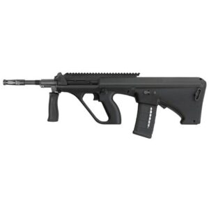 Steyr AUG A1 223 Rem/5.56mm, 16" Barrel, Black NATO Stock, QD Front Sling Swivel, Long Rail 30rd Mag
