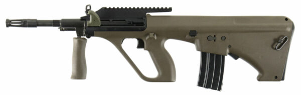 Steyr AUG A3 M1 with Extended Rail 223 Remington/5.56 NATO 16.375" Barrel, Polymer Bullpup Olive DrabGreen Stock Black, 30rd