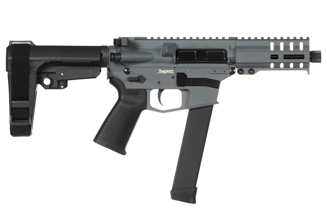 Banshee 300 MkGs 9mm Semi-Automatic Slate Cerakote AR-15 Pistol w/ CQB RipBrace