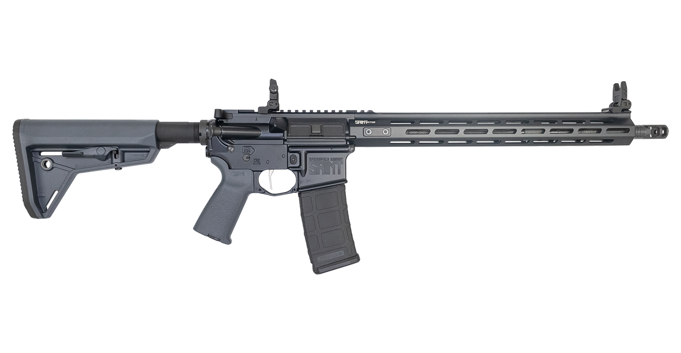 SAINT Victor 5.56mm Gray Semi-Automatic Rifle - Firearms | The Gun Shop