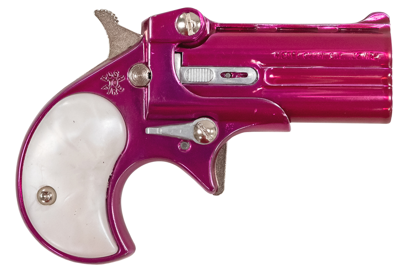 22WMR Classic Derringer with Majestic Pink Finish and Pearl Grips - Derringers | The Gun Shop