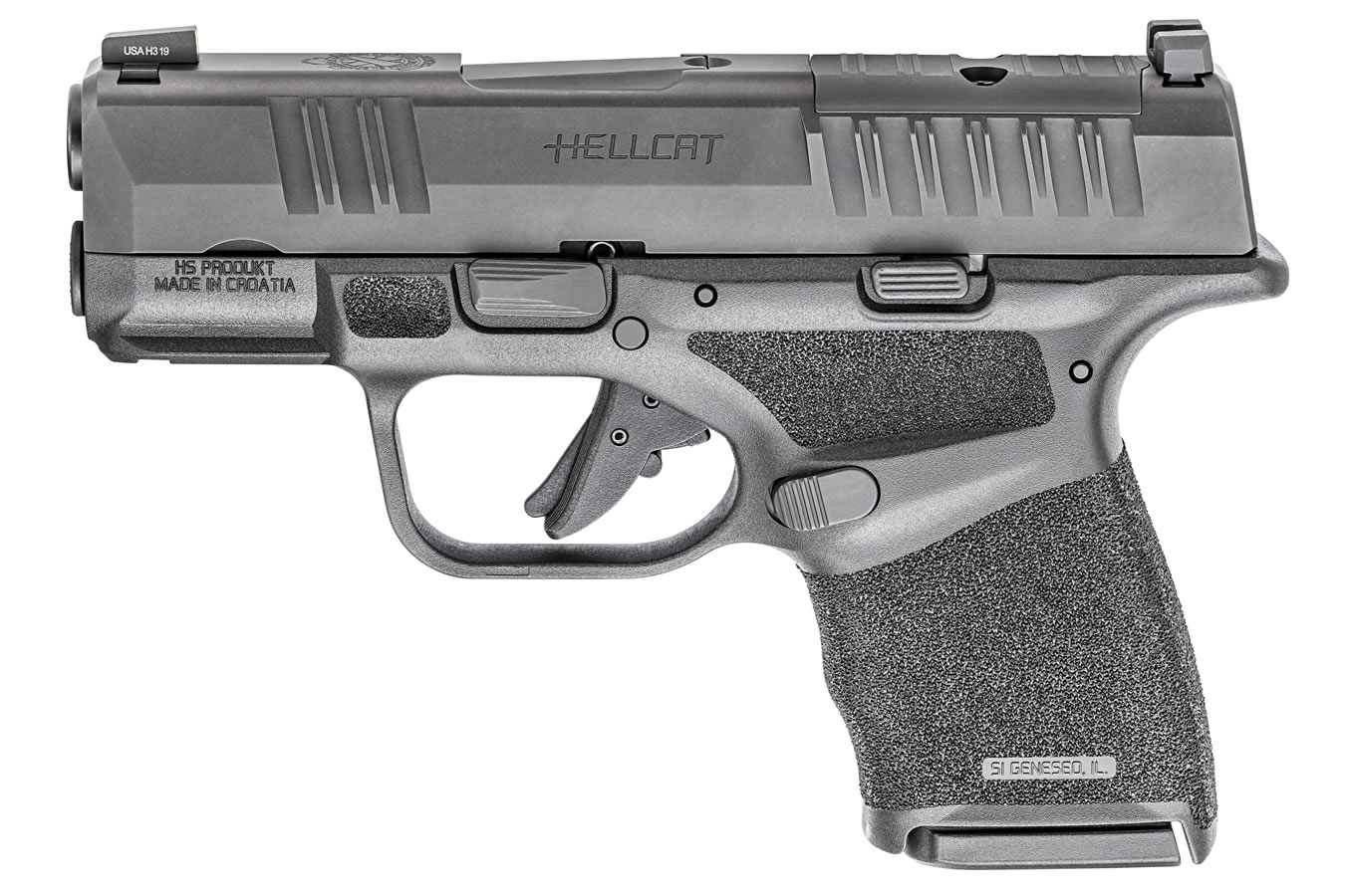 Hellcat 9mm Black Micro Compact Optics-Ready Pistol