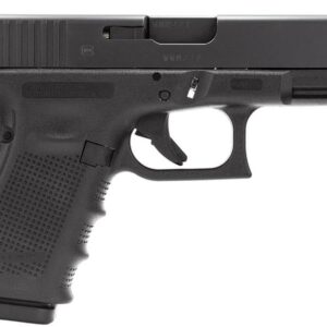 Glock 19 Gen4 9mm, 4.01", Fixed Sights, Modular Backstrap, Black,, rd, 15 rd