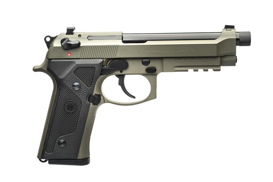 M9A3 9mm DA/SA Pistol with Green Frame and Black Grips - Firearms | The Gun Shop