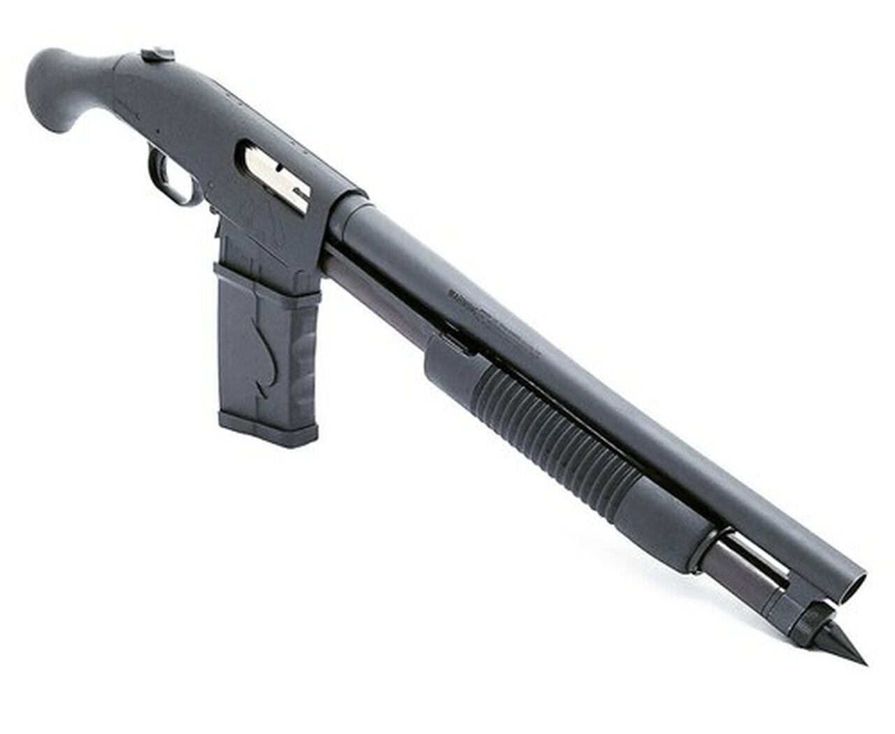 Black Aces Tactical Shockwave, Mag Fed 12g, 15", Magazine Tube Spike, 5rd Detachable Mag