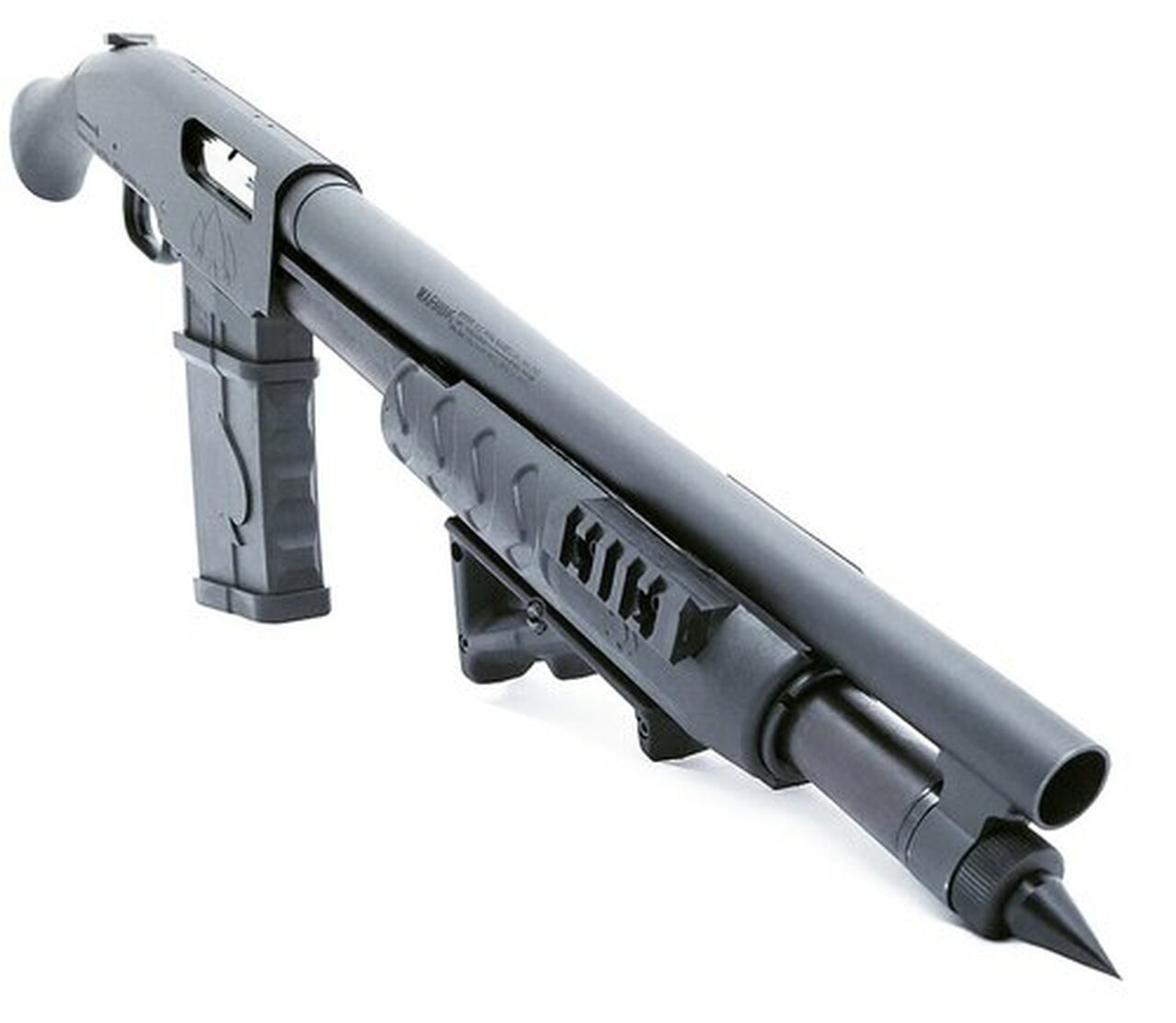 Black Aces Tactical Shockwave, Mag Fed 12g, 15", Tri-Rail Forend, Mag Tube Spike, 5rd Detachable Mag